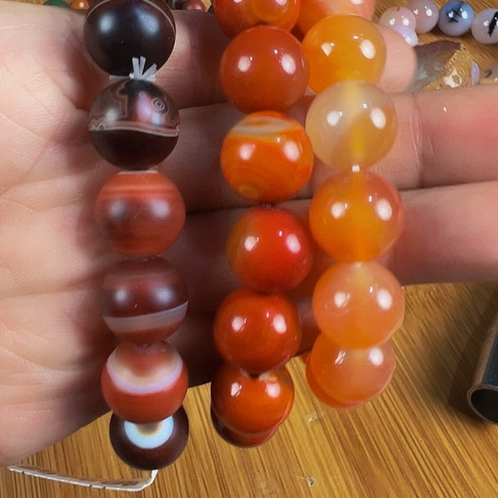 玛瑙/玉髓未镶嵌手链