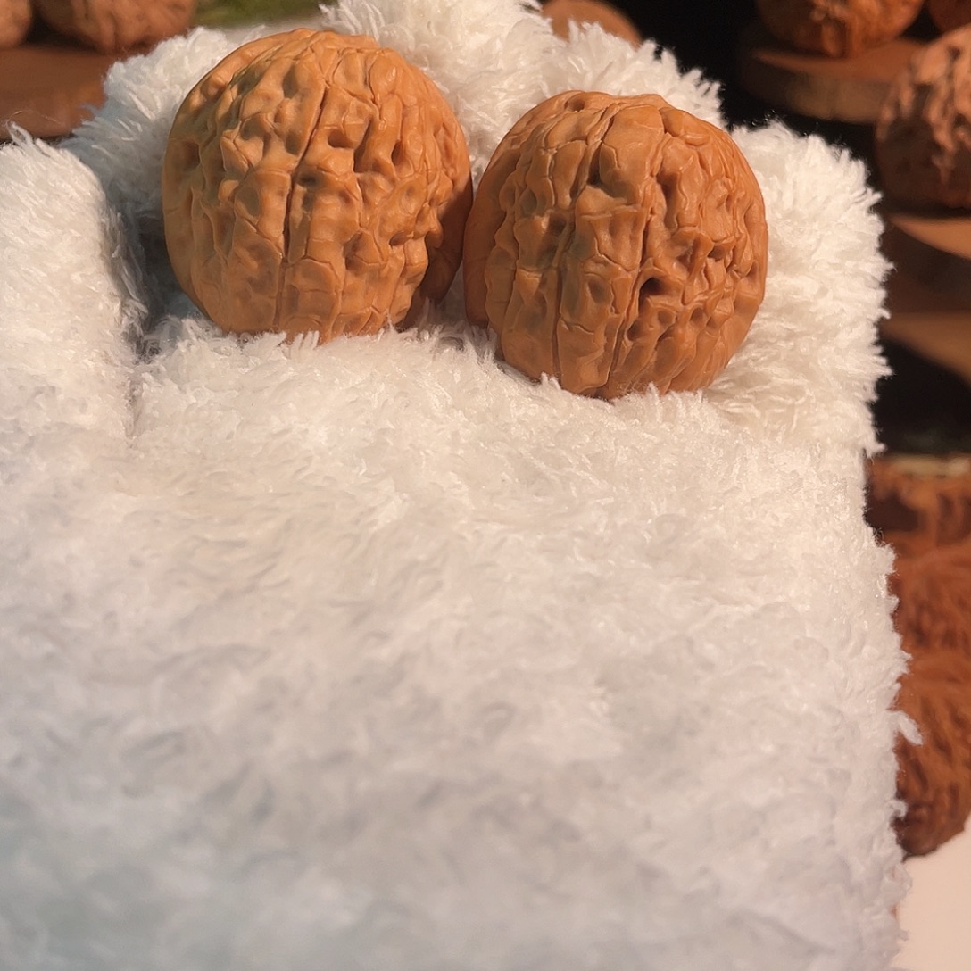 文玩核桃把件34甲骨文全