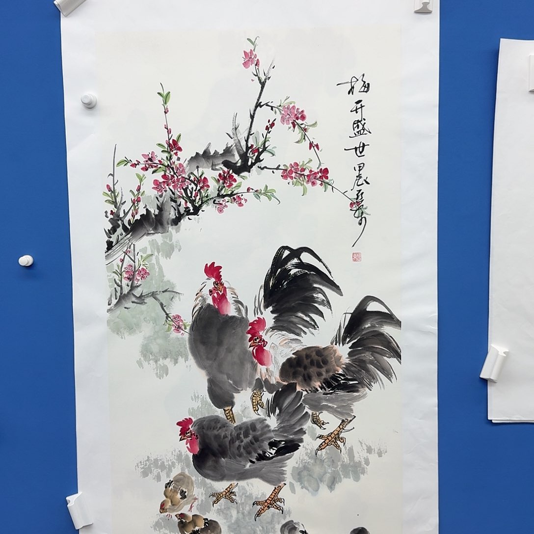 国画多次参加国内外大型