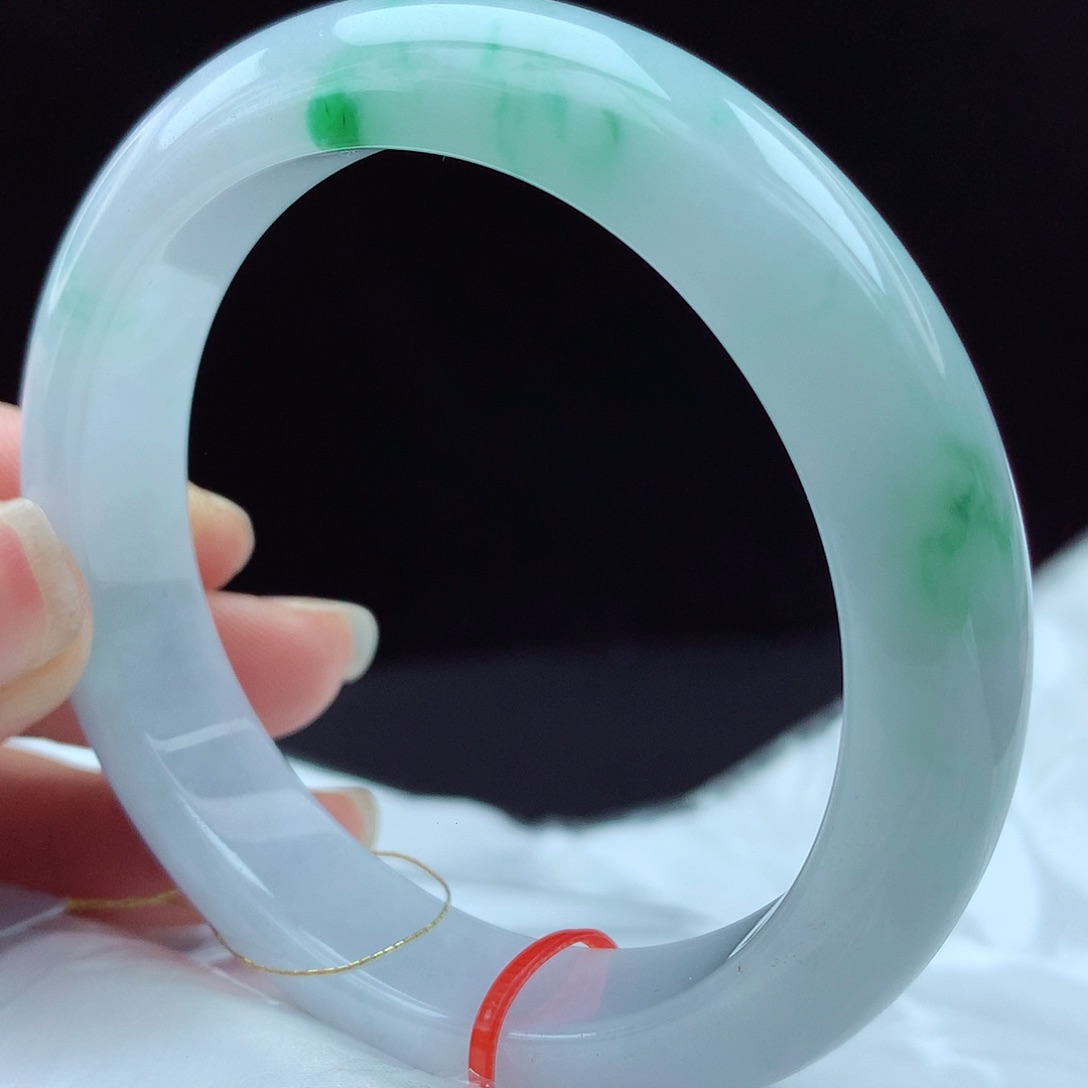 未镶嵌手镯翡翠57圈878