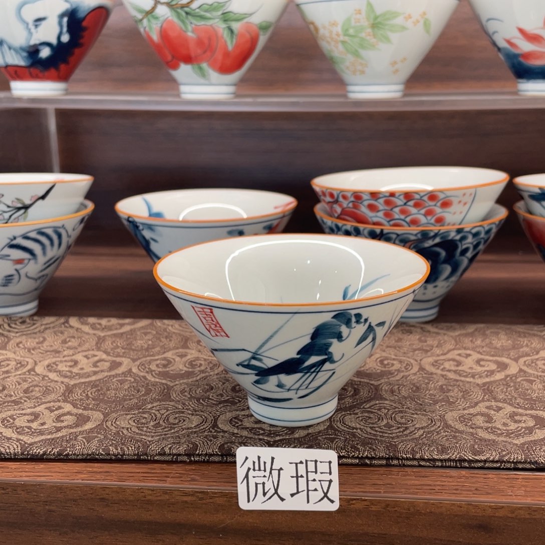 釉下老陶泥手工绘制