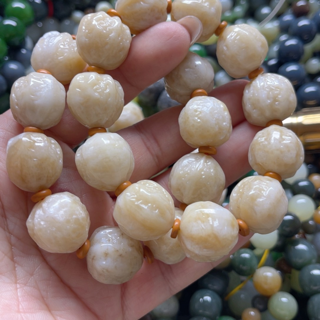 和田玉手链未镶嵌