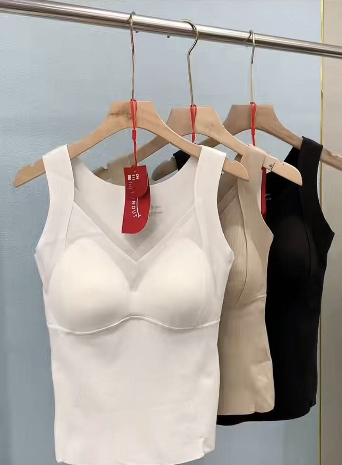 TU兰朵保暖背心无痕加厚秋冬新款