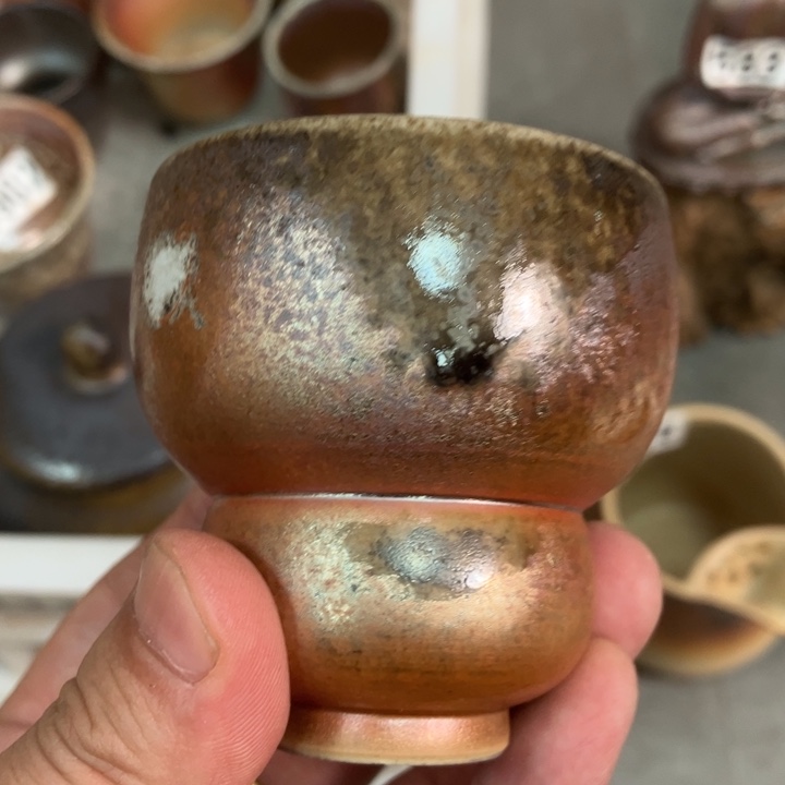 柴烧杯子宝瓶大放漏。