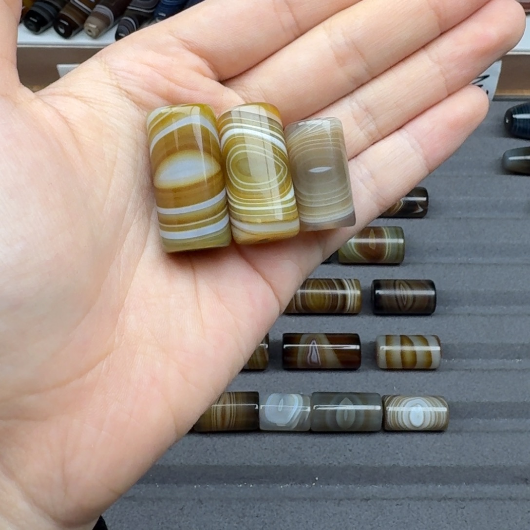 ****暖玛瑙/玉髓合金珠宝半成品