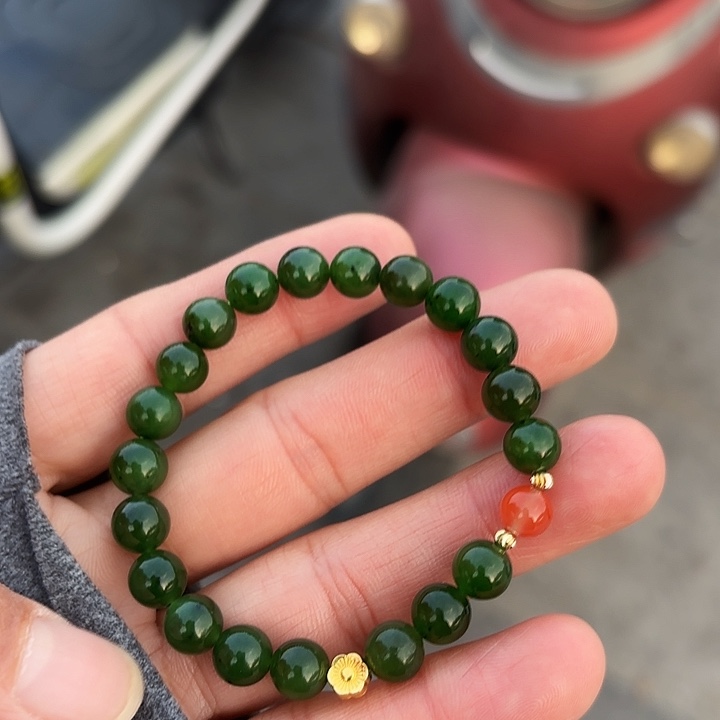 未镶嵌手串和田玉（碧玉）