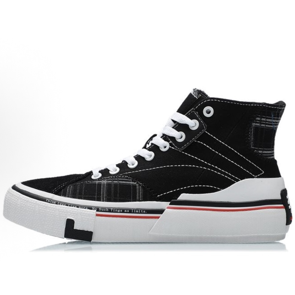 (微瑕慎拍)LI-NING/李宁 女款高帮休闲板鞋AECR008-4-37