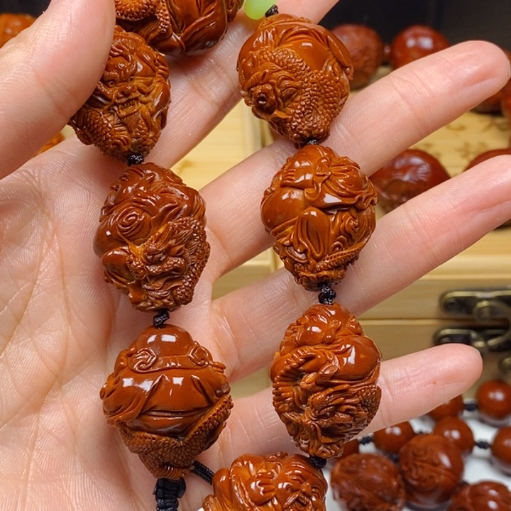 橄榄核吊坠海*沃橄榄核手串