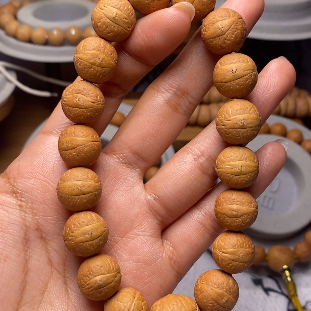 凤眼菩提吊坠手串