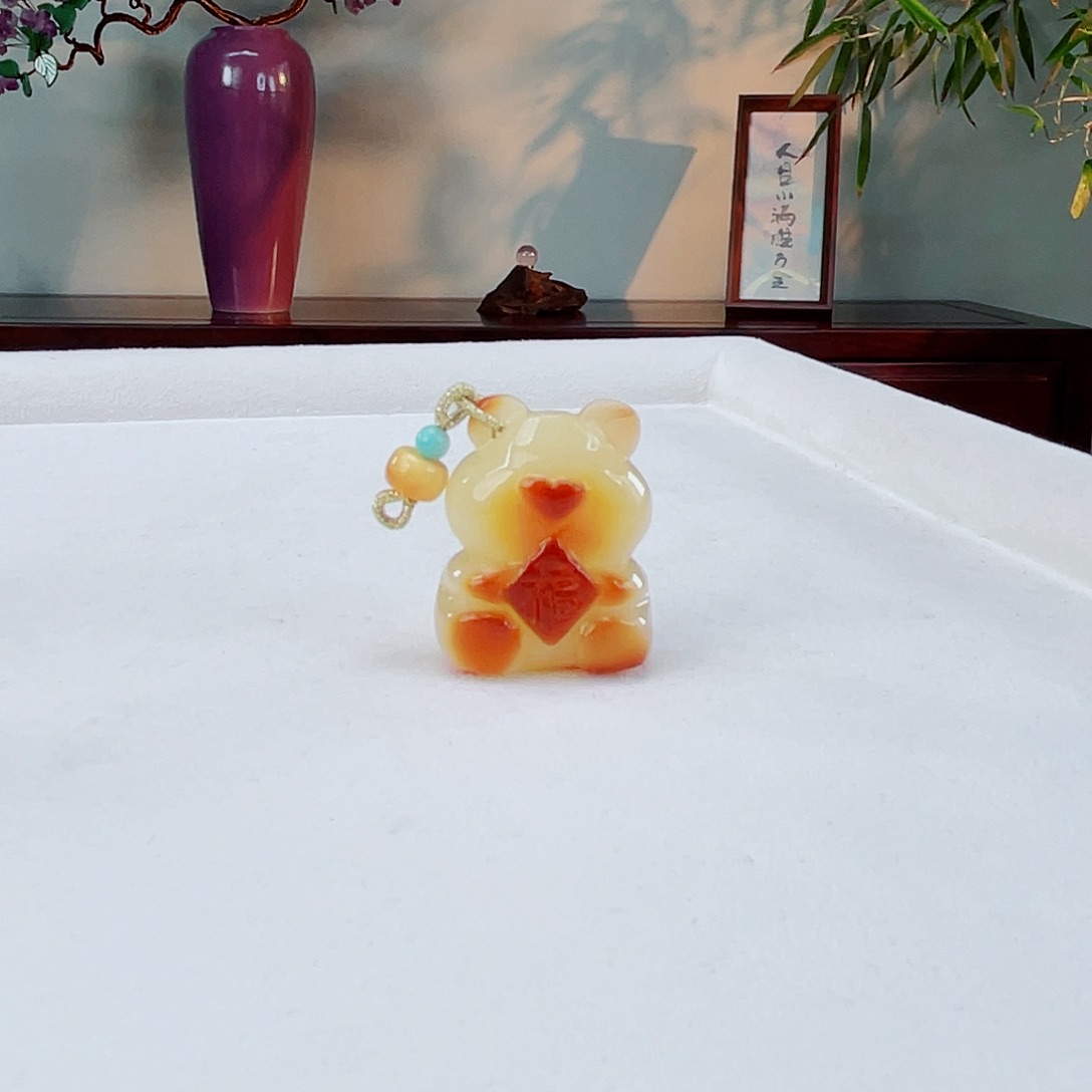 蜜蜡颈饰未镶嵌蜜蜡