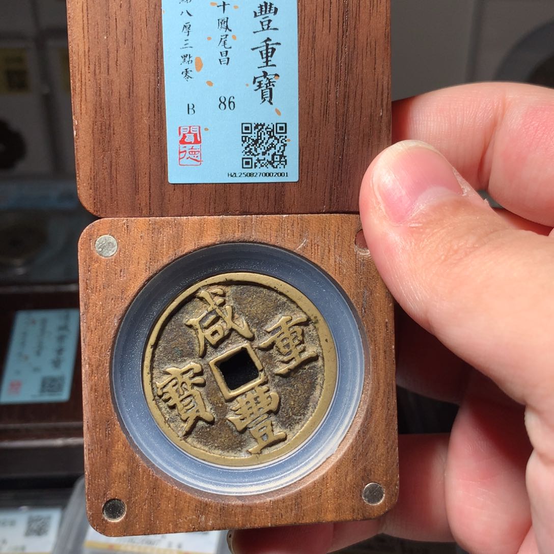 铜琳琅古泉咸丰凤尾昌2001