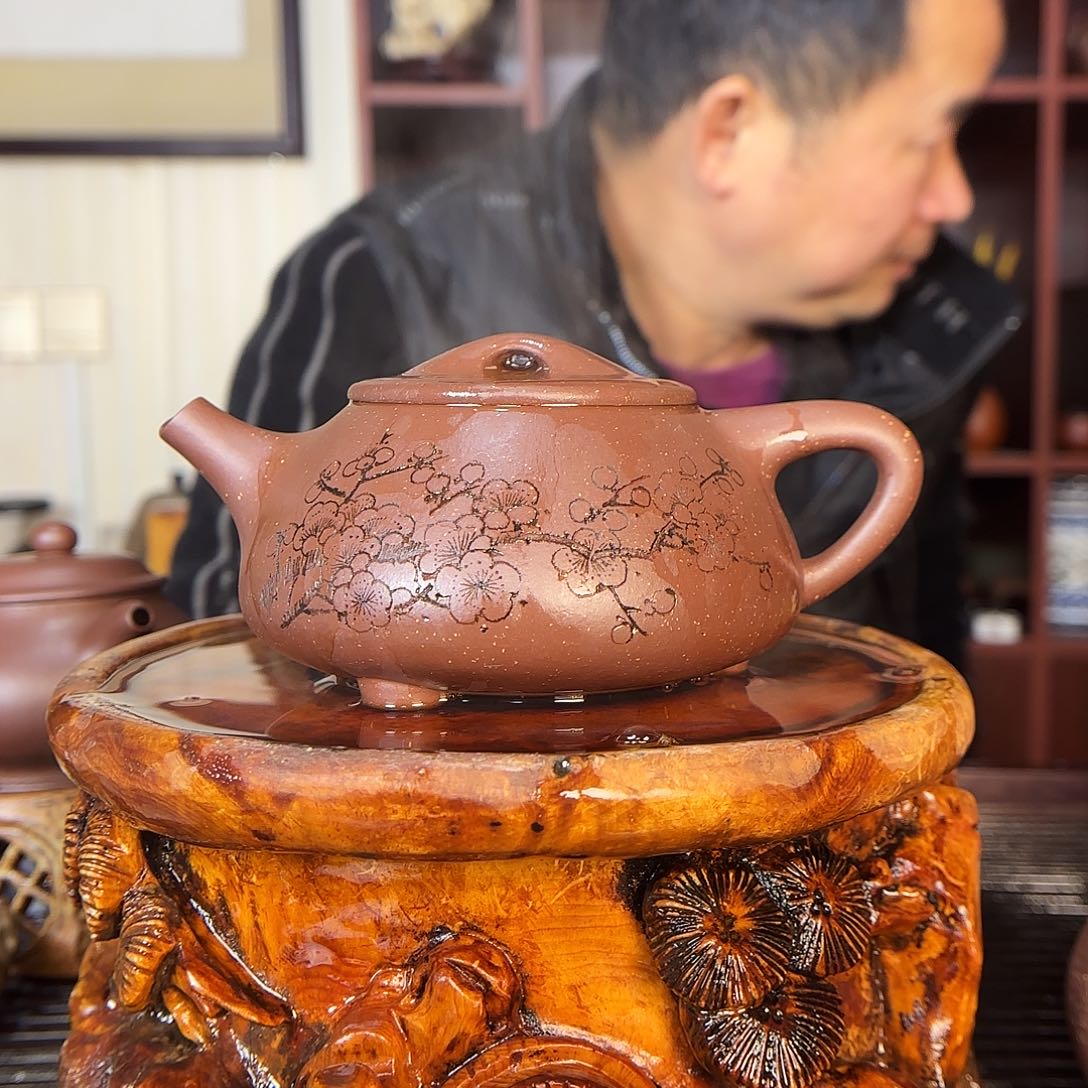 紫砂茶壶蔡一强老师。420c