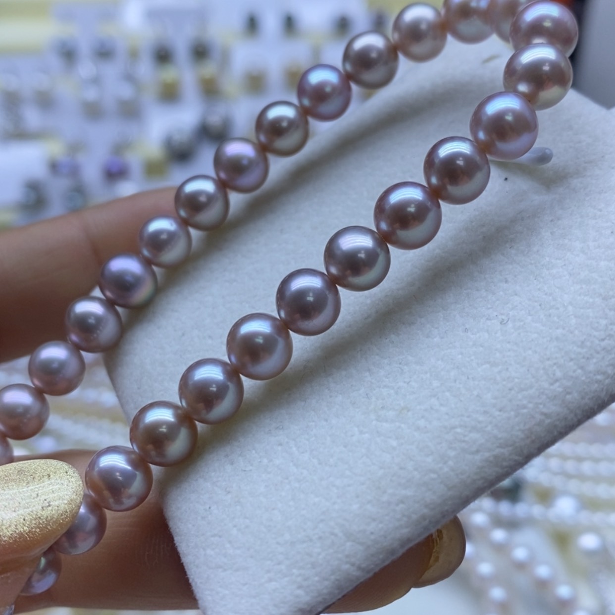 【闪购商品】淡水珍珠颈饰银S925镶嵌