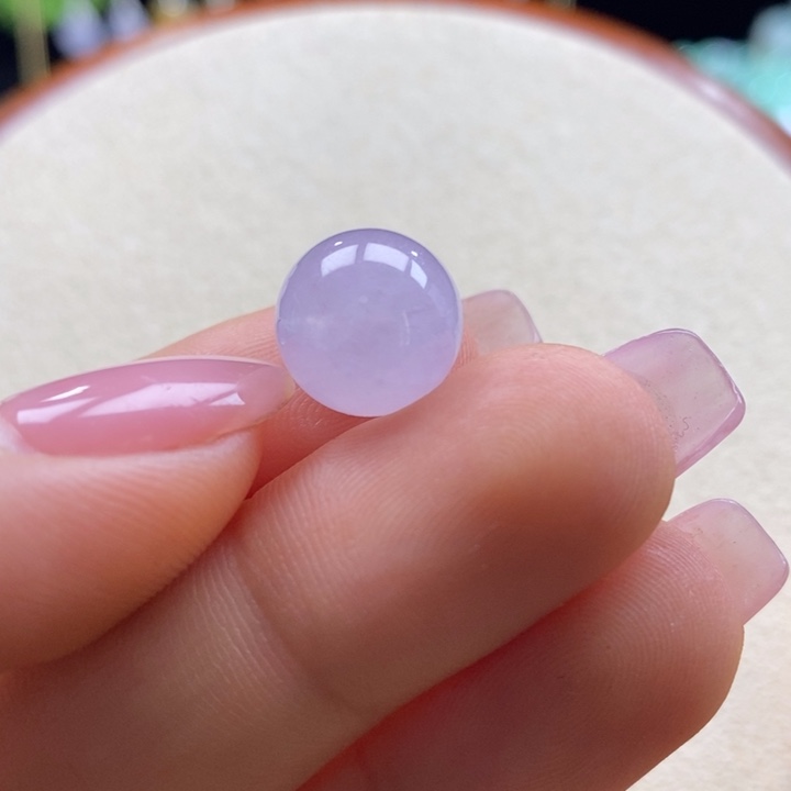 翡翠未镶嵌吊坠(不含链)翡翠冰粉圆珠