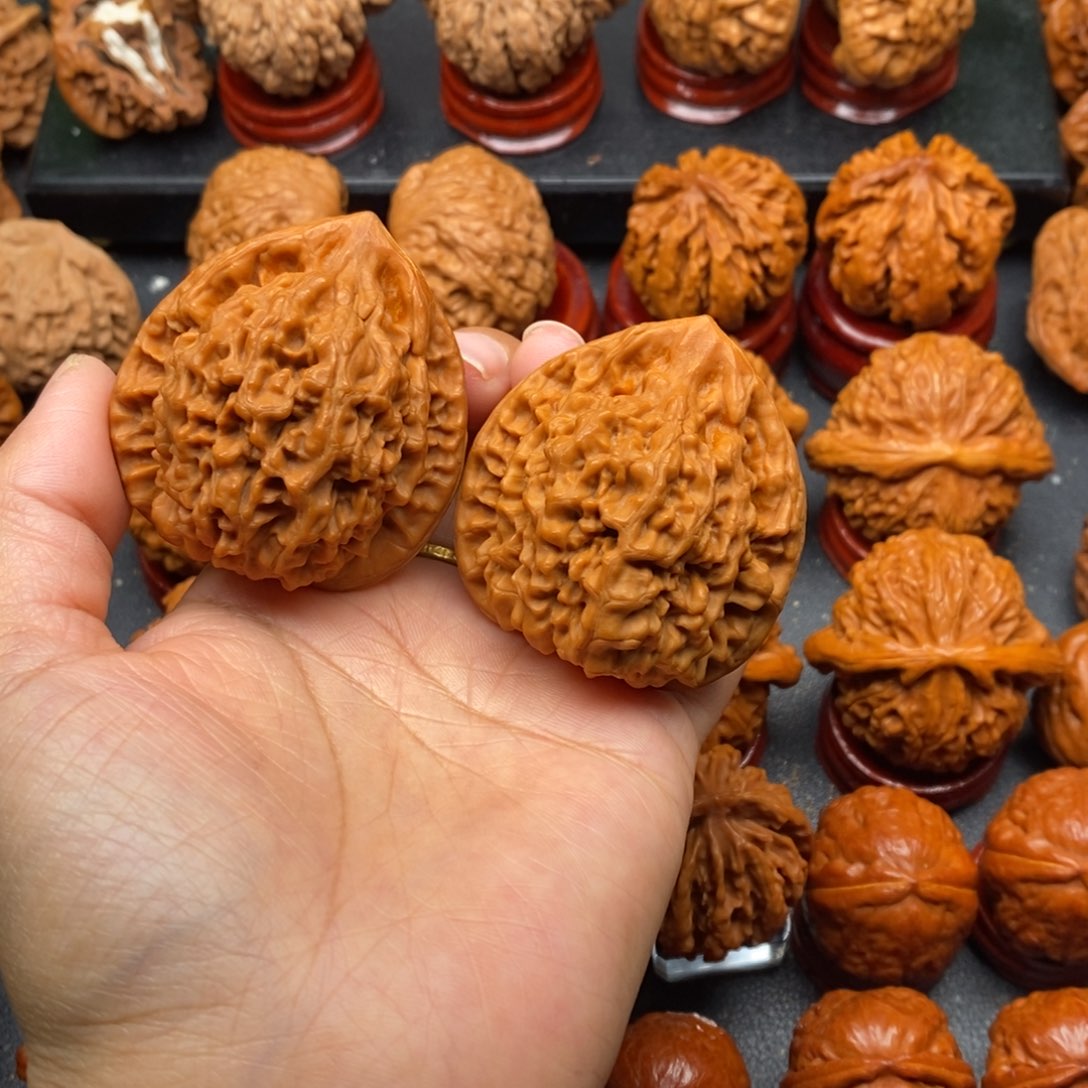 把件文玩核桃45官帽