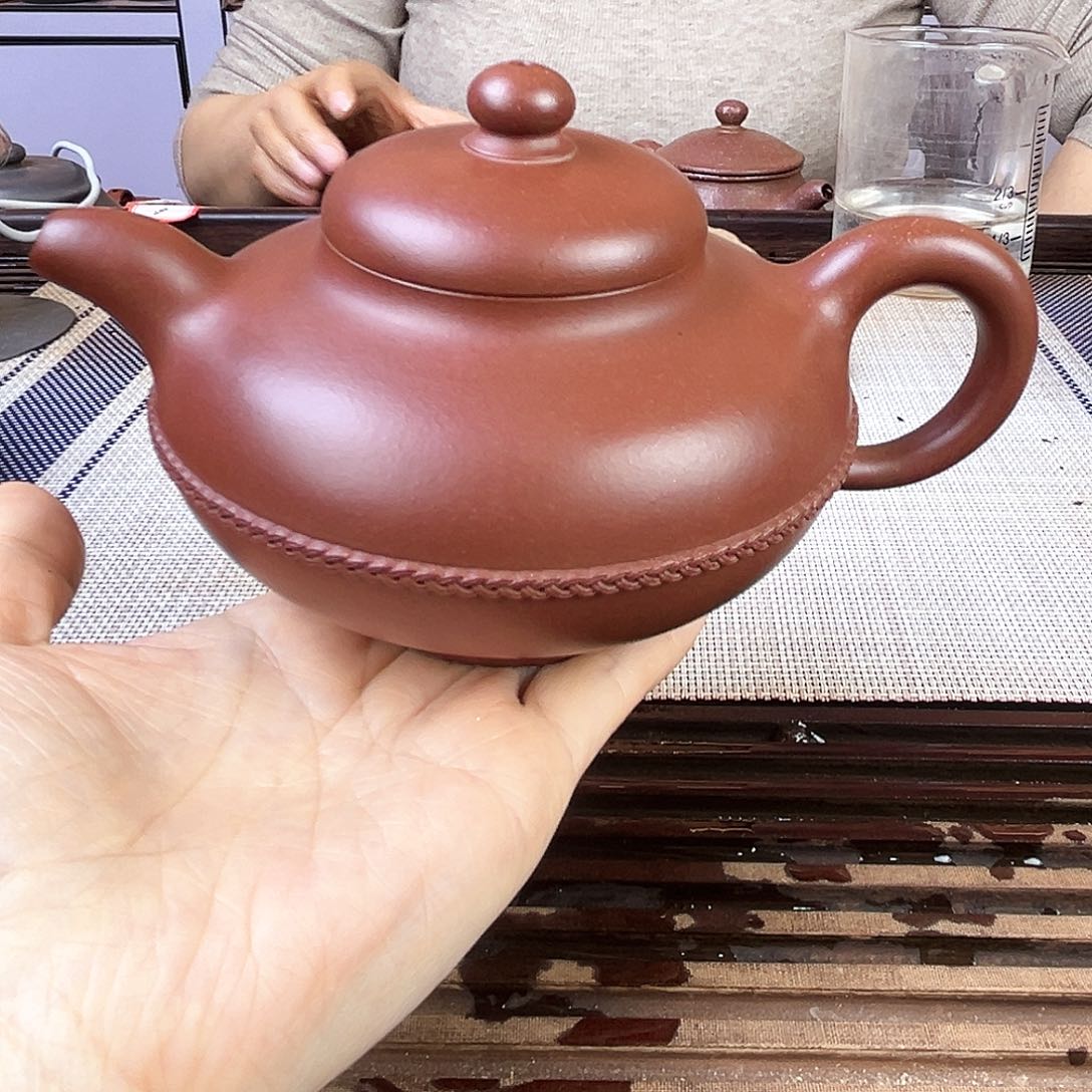 紫砂茶壶G***严宜兴紫砂底槽青240c c