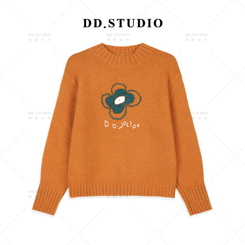 【DIUDIU】慵懒风高级感毛衣女冬季新款时尚加厚针织衫DD-0857