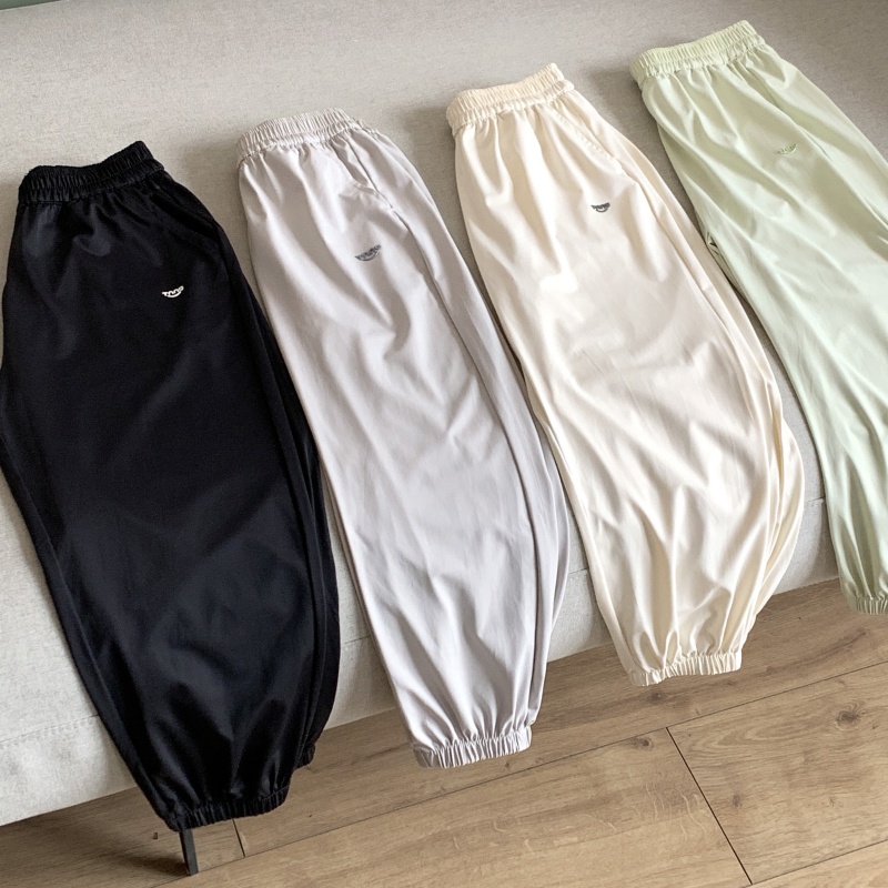 男童夏季纯色凉感防蚊裤家居外出裤子2025新品 43964