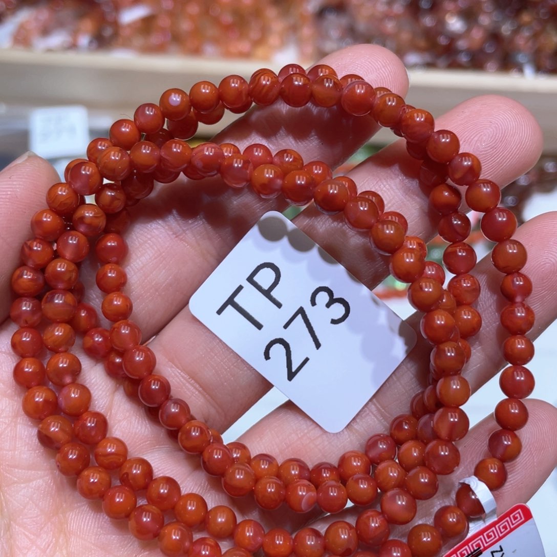 南红玛瑙手链未镶嵌