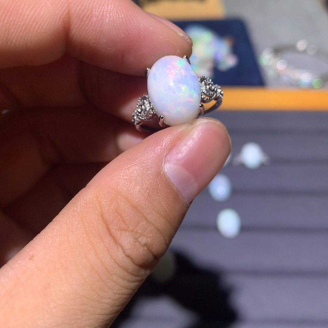 欧泊合金欧泊戒指