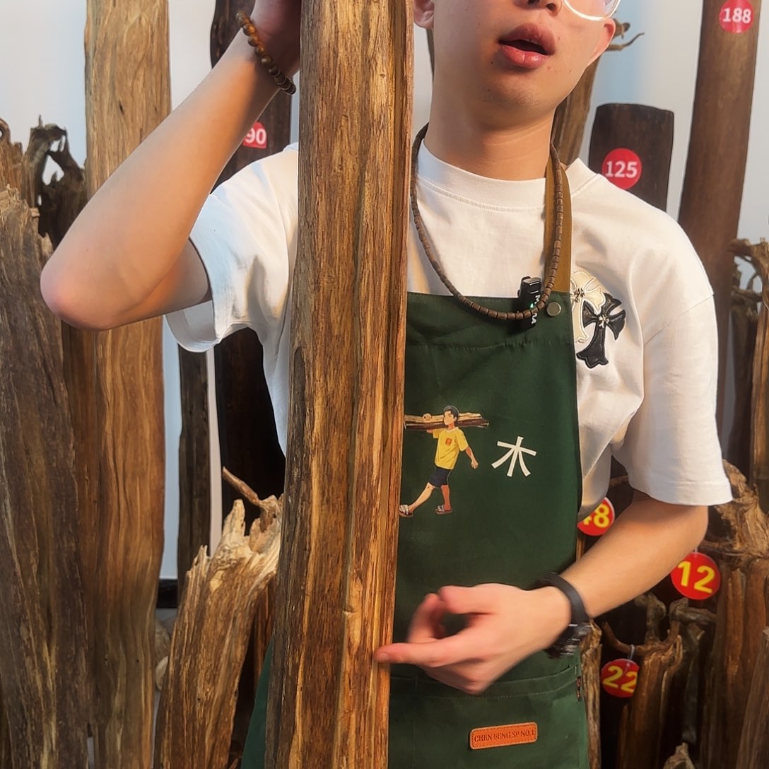 沉香摆件天然沉香原木摆件➕底座