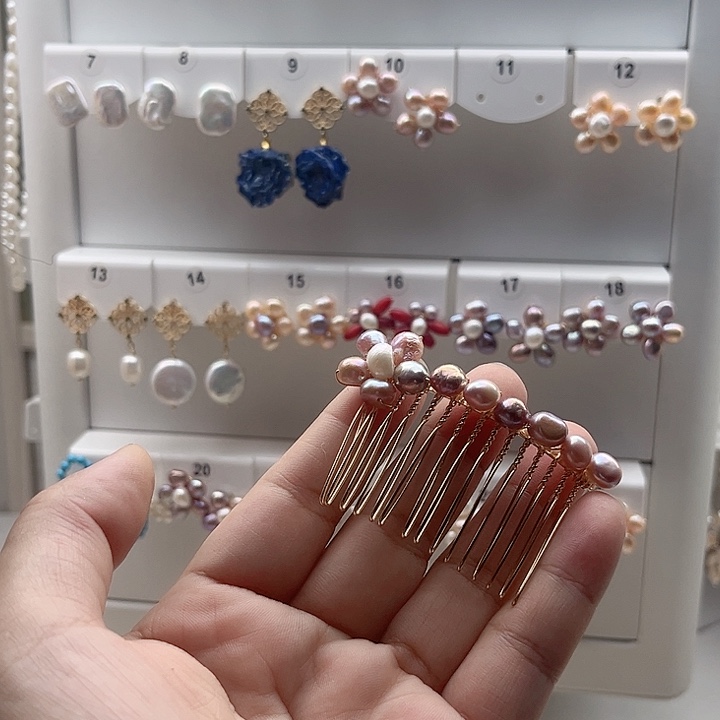 未镶嵌淡水珍珠发饰