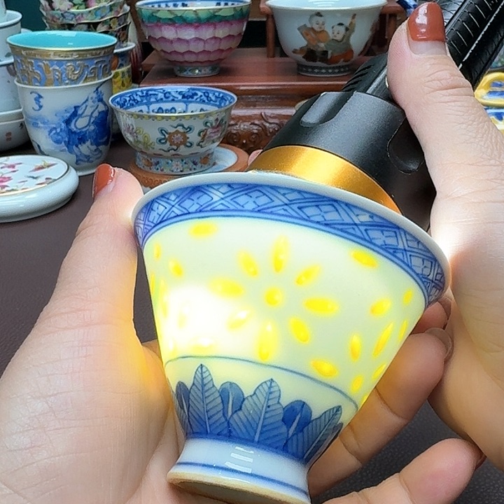 瓷片景德镇仿古手工制作精品展示