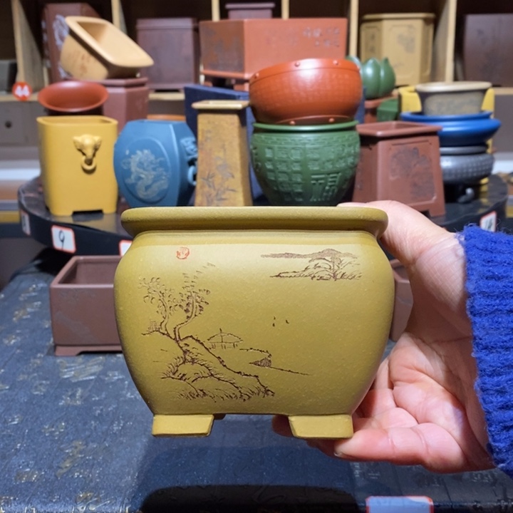 紫砂花盆紫砂文化