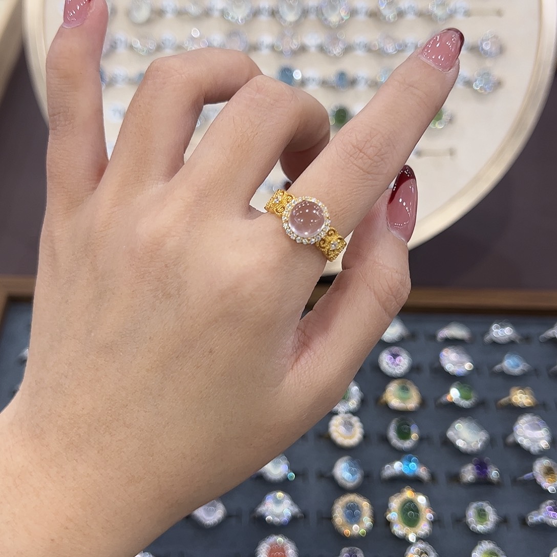 烟***笙蛇纹石玉银S925镶嵌饰品