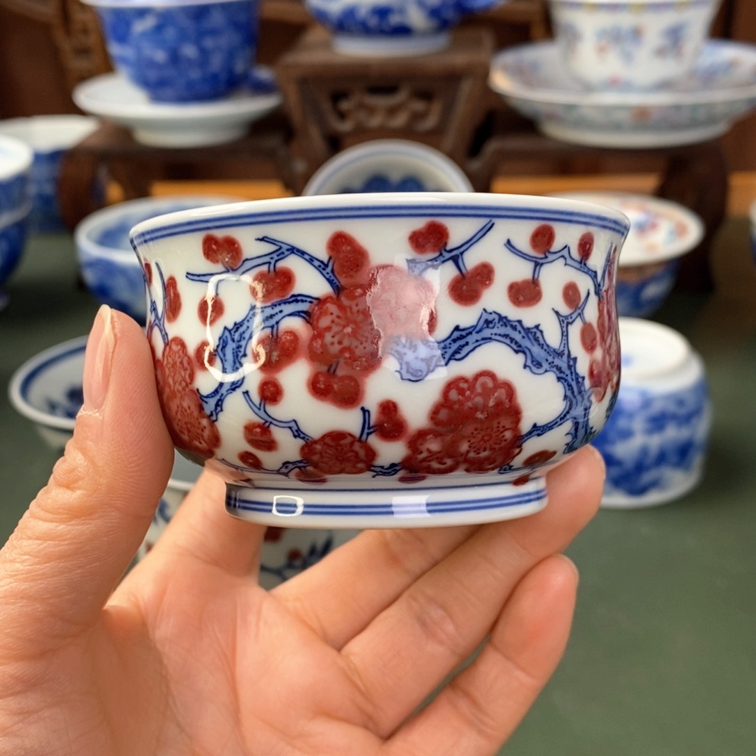 杯景德镇陶瓷手工手绘