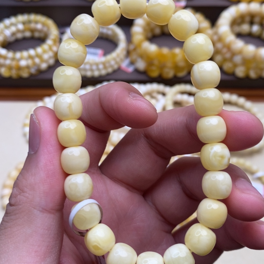 琥珀未镶嵌珠宝奇石9mm