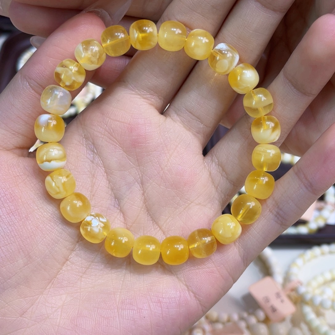 O***》手链琥珀未镶嵌8.5mm