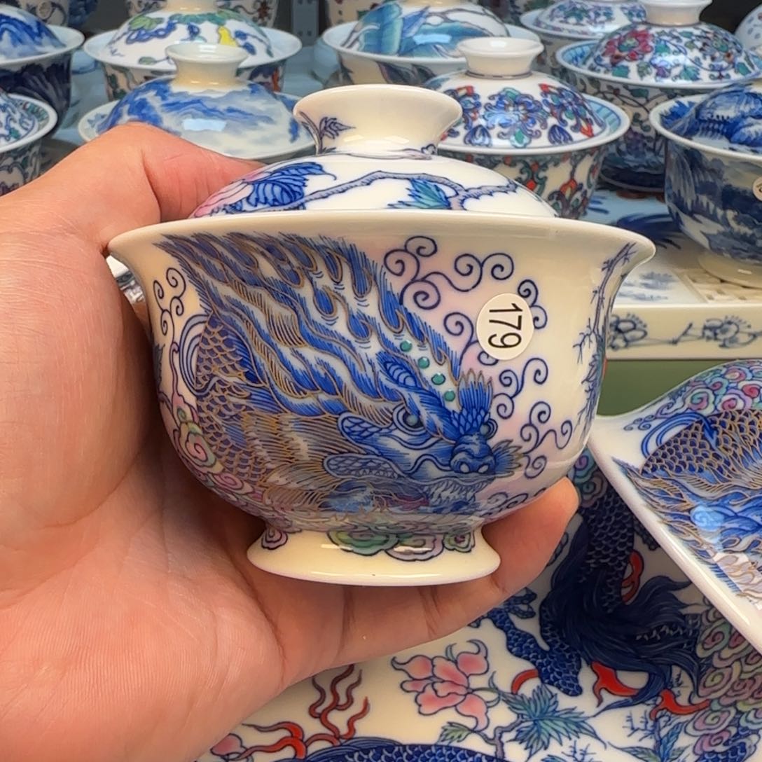 彦祖纯手工手绘茶具179