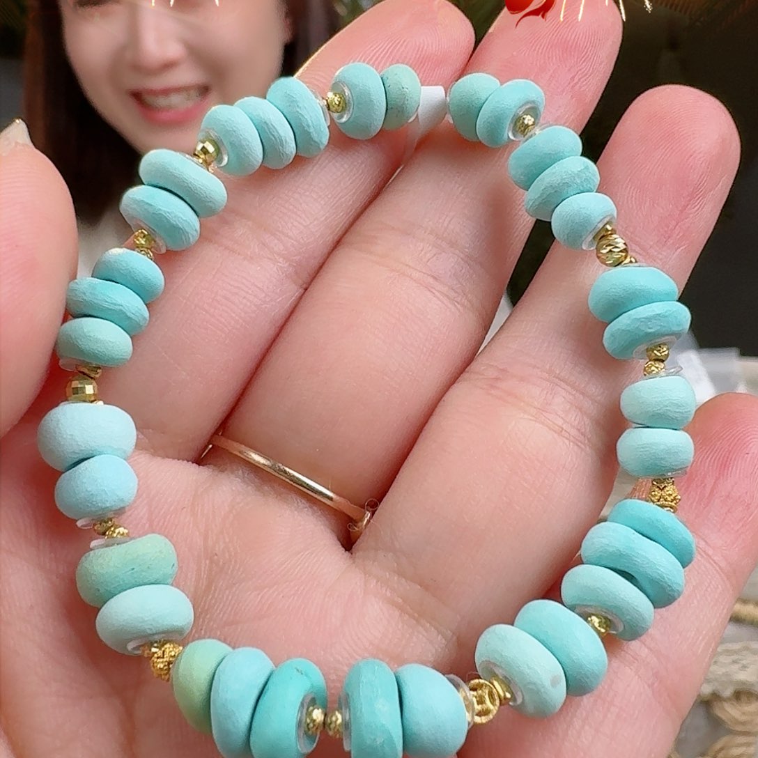 绿松石珠宝奇石未镶嵌