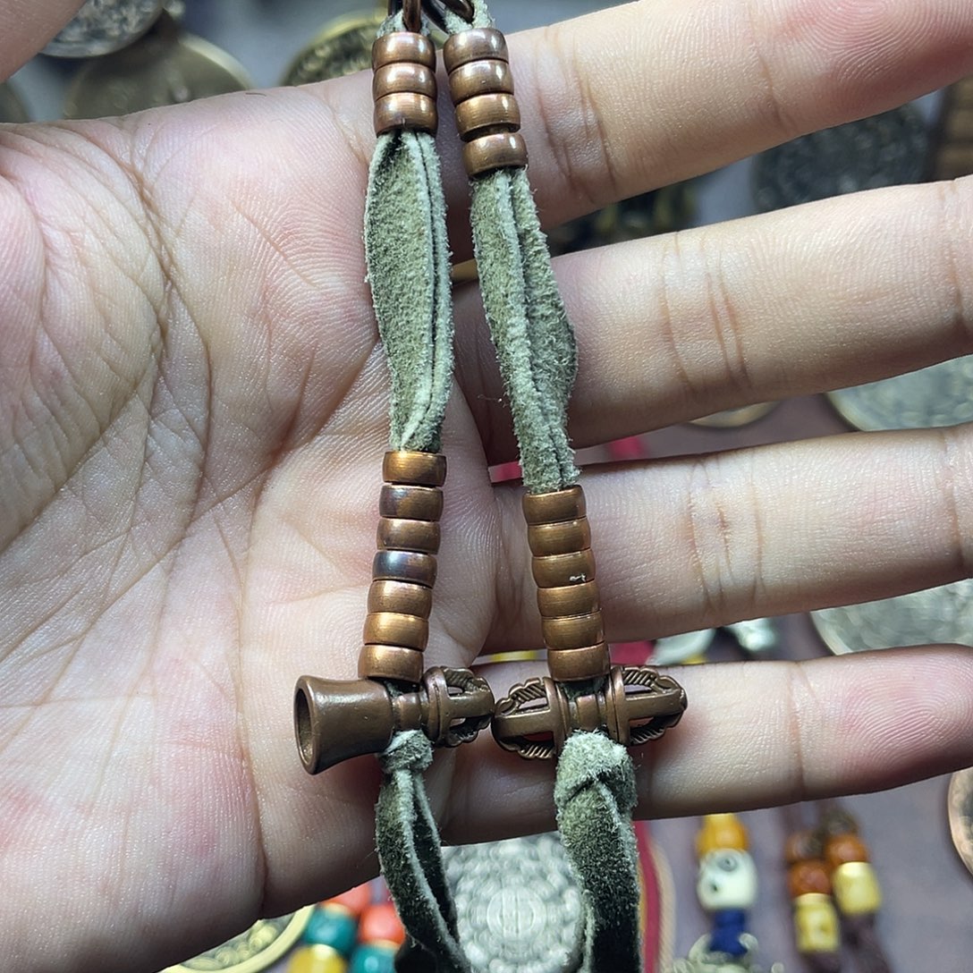 紫铜铃杵计数器一对