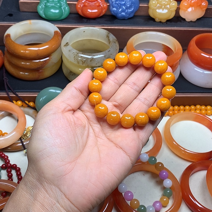 石英质玉未镶嵌手链