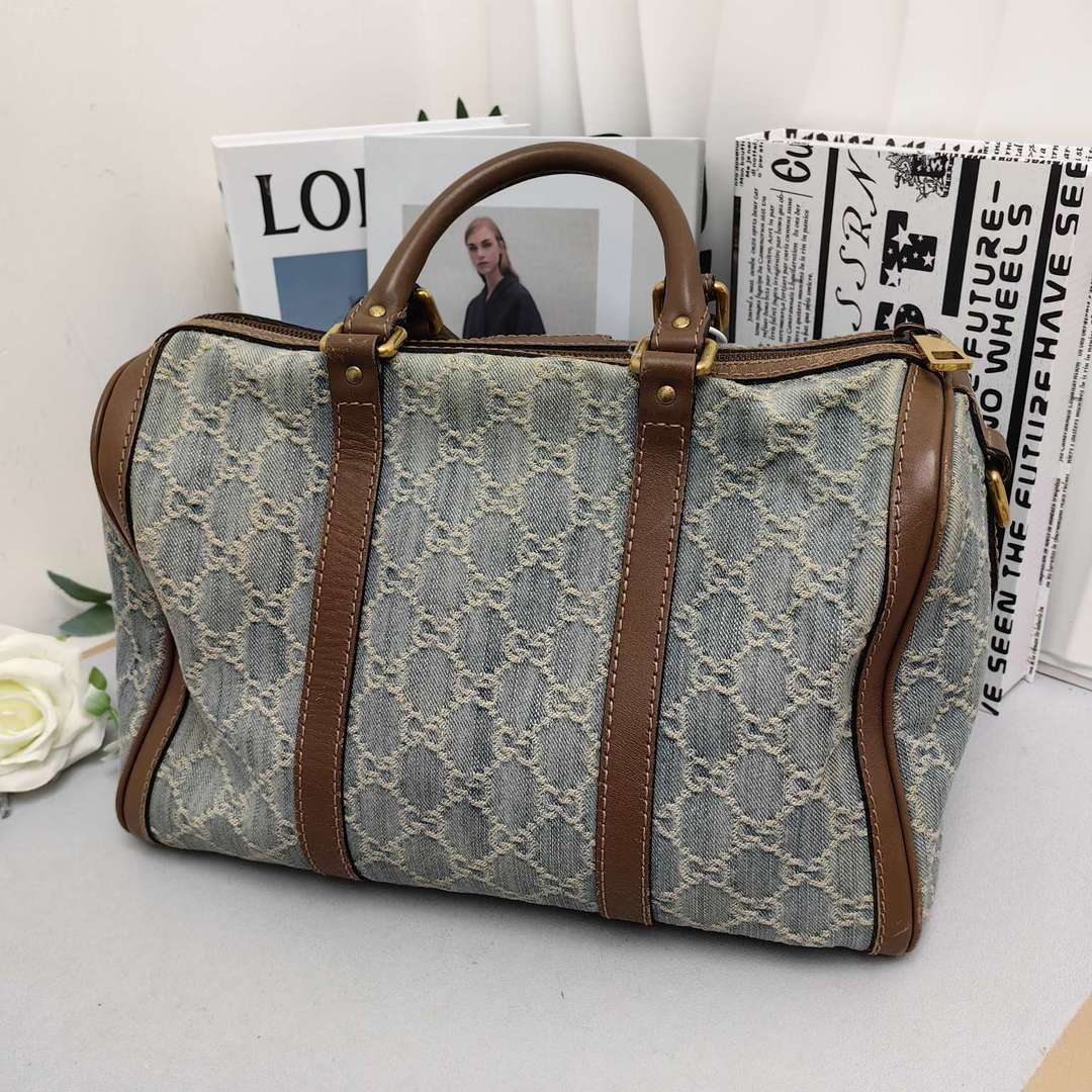 95新 GUCCI/古驰 古驰 枕头包波士顿30无肩带 手提包 12189785