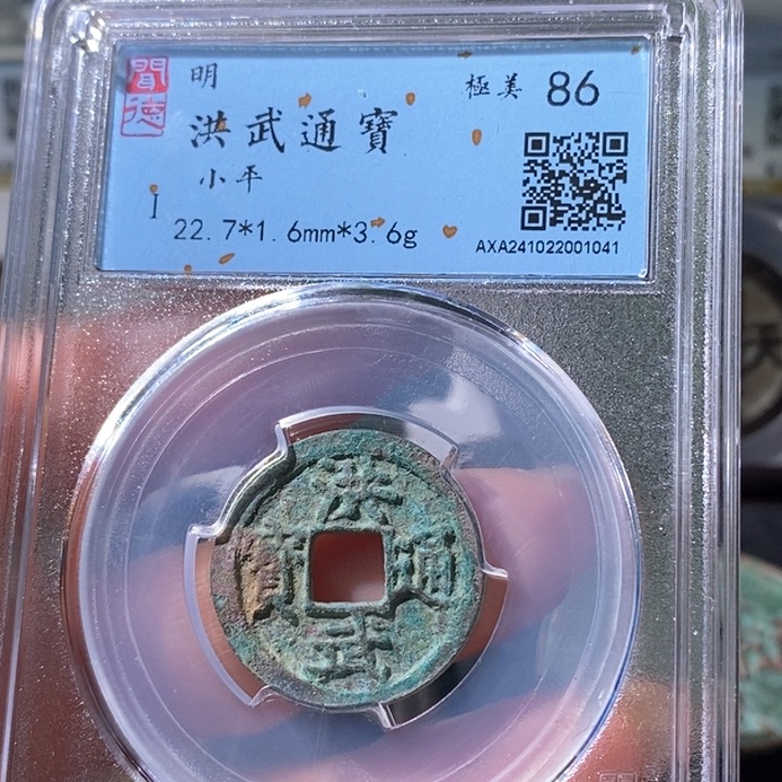 铜5洪武通宝闻德86 1041