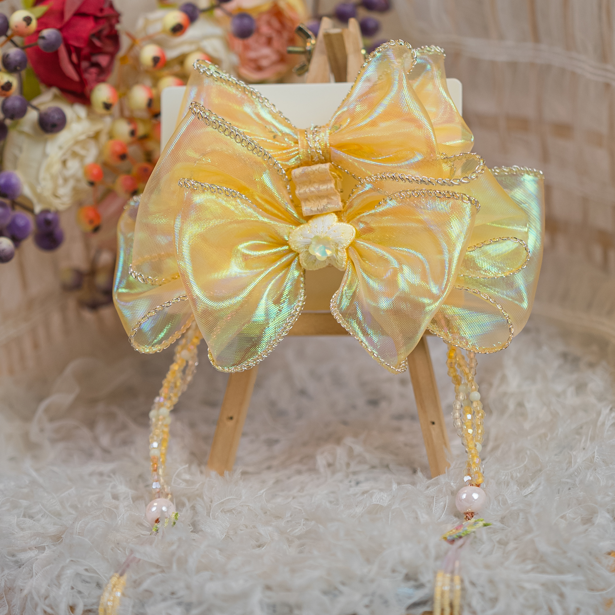 饰阿梁3504 贝儿公主抓夹头饰儿童小女孩发夹发饰可爱甜美百搭