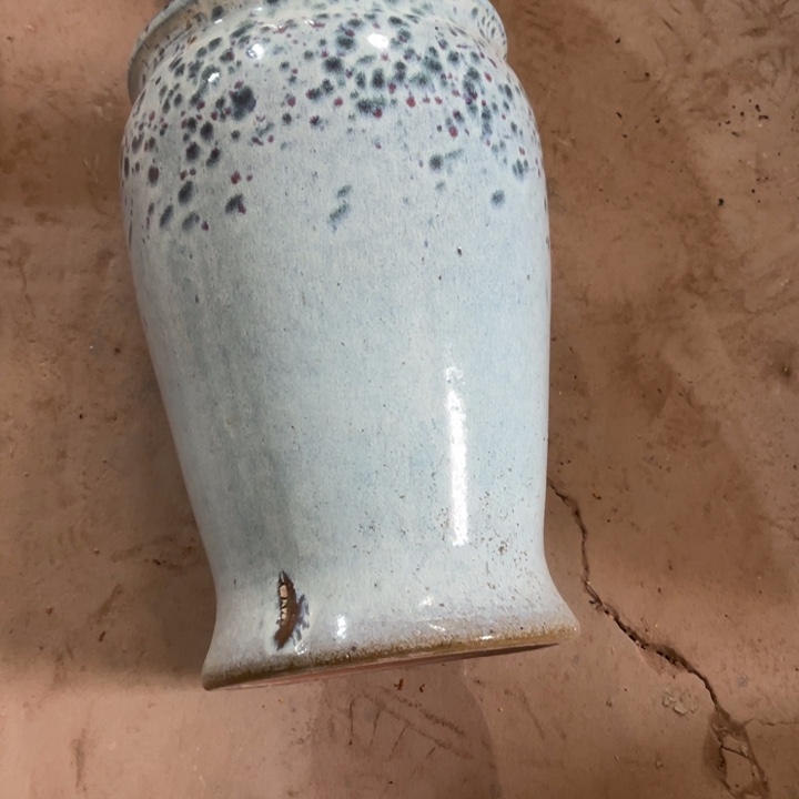 紫砂花盆口径19高度30一只瑕疵
