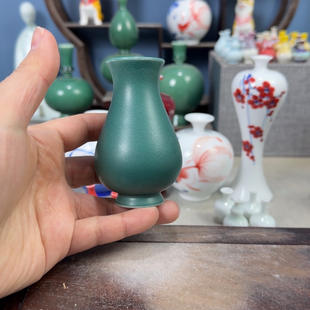 陶瓷手工小花器摆件