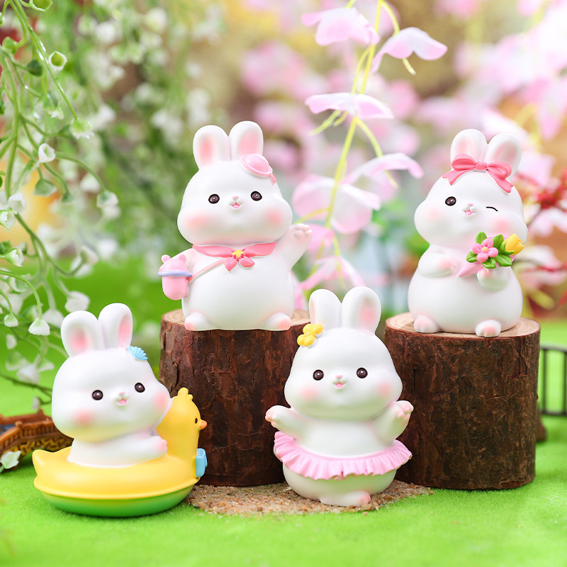 兔米米盲盒创意潮玩手办桌面摆件