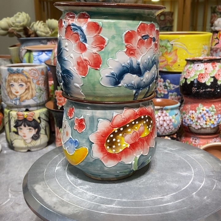 景德镇艺术手绘作品