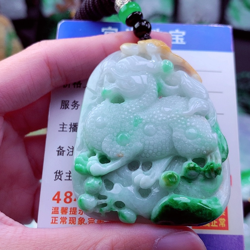 【闪购商品】翡翠颈饰未镶嵌挂件