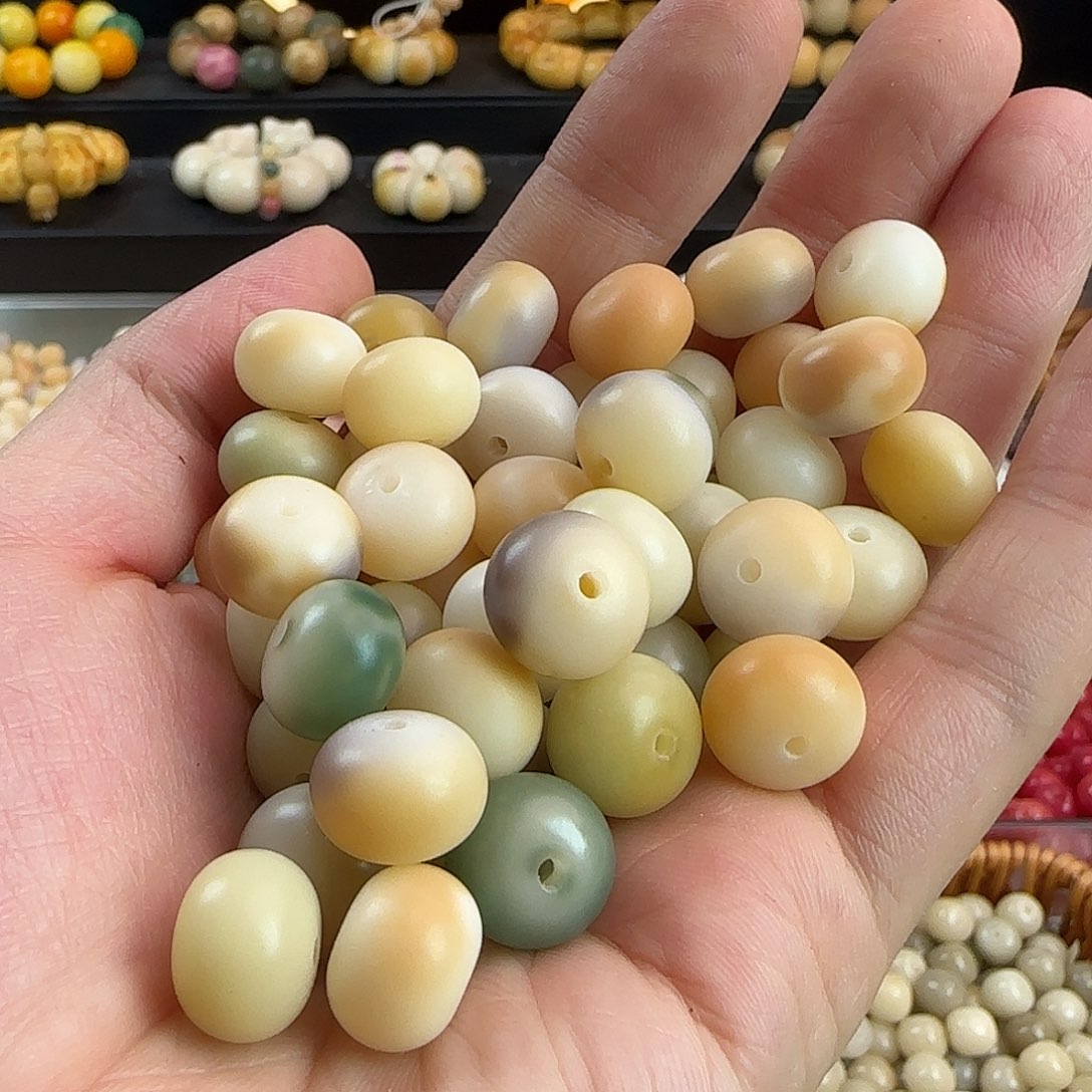 菩提根/象牙果手串卡13干磨蔷薇梦境苹果300颗批发