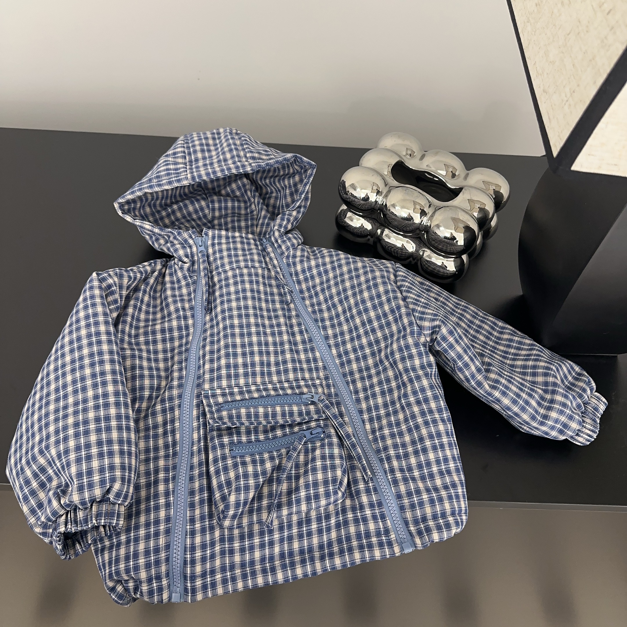 【小盆友现货】儿童冬季棉服外套韩版休闲时尚中小童拉链衫棉袄5951