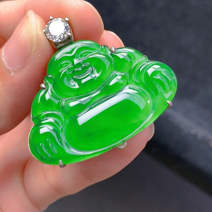 【闪购商品】翡翠颈饰银S925镶嵌翡翠