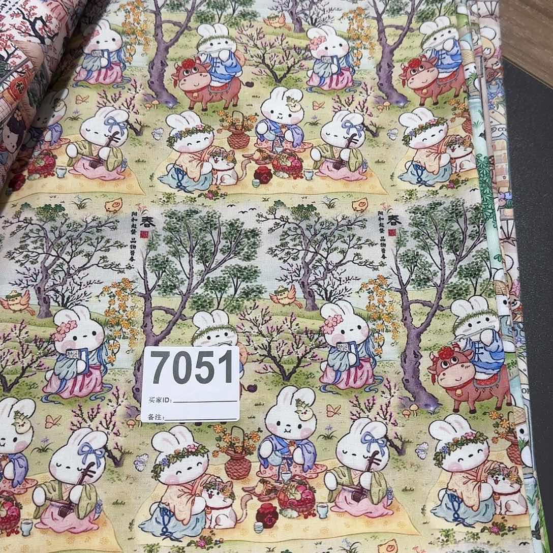 一米价纯棉进口底平布1.1米宽果子布艺58区