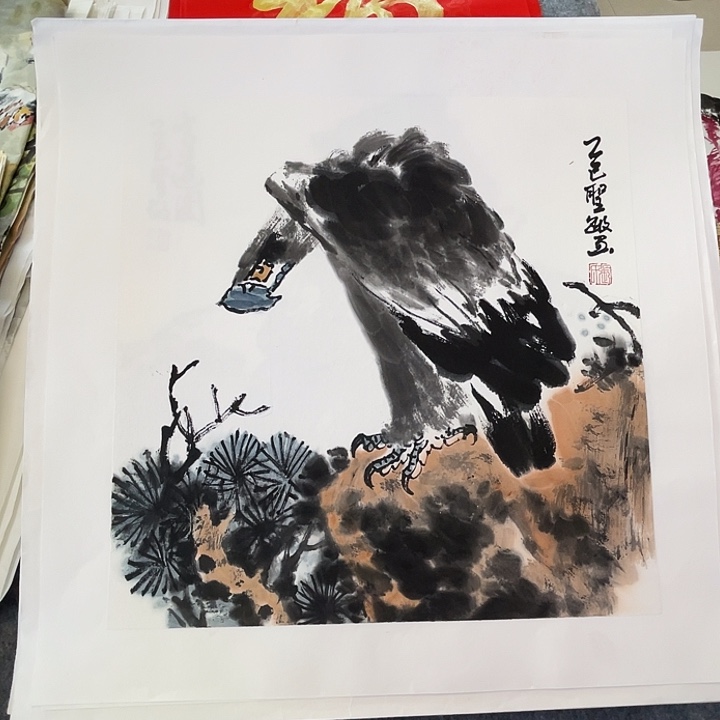 国画张圣敏先生纯手绘作品