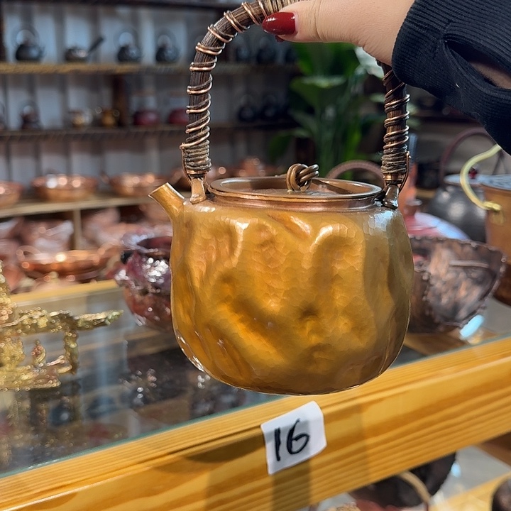 紫铜手工制作摆件一个